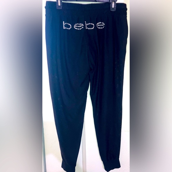 Bebe Sport Logo Joggers Size Medium - Picture 1 of 11